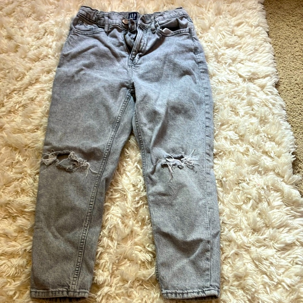 GAP Light Gray Boyfriend Jeans